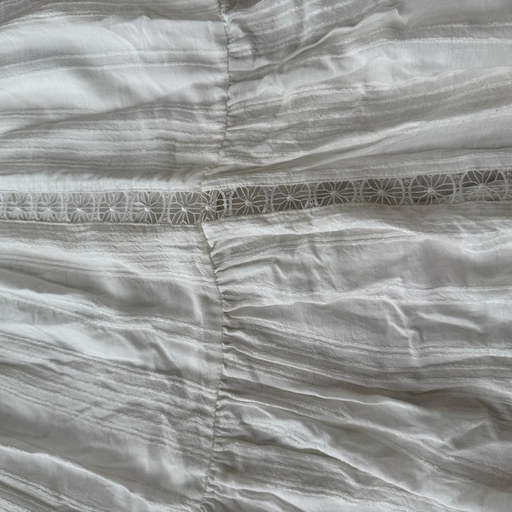 Hurley Alice Midi Dress Lace White Small - Picture 8 of 10